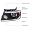 Spec-D Tuning PROJECTOR HEADLIGHTS WITH LED BAR MATTE BLACK HOUSING CLEAR LENS, 2PK 2LHP-F15004JM-G3-GO - alternate 7